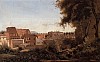 Corot, Jean-Baptiste Camille (1796-1875) - Rome, vue des jardins Farnese.JPG